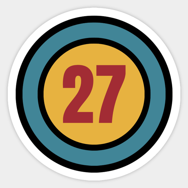 The Number 27 - twenty seven - twenty seventh - 27th - Twenty ...